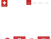 Tablet Screenshot of medo-dent.pl